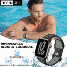 Carica l'immagine nel visualizzatore di Gallery, Cinturino Sportivo in Silicone Compatibile con Apple Watch 49mm 46mm 45mm 44mm 42mm per Uomo e Donna Leggero per Ultra 3