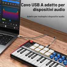 Carica l'immagine nel visualizzatore di Gallery, Cavo Stampante [2M] Cavo USB 2.0 Tipo A Maschio a Tipo B Maschio Cavetto