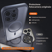 Carica l'immagine nel visualizzatore di Gallery, TOCOL Cover Magnetica per iPhone 16 Pro Max 6,9 Pollic, Compatibile con MagSafe, Protezione Fotocamera Integrata, Custod