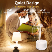 Carica l'immagine nel visualizzatore di Gallery, Hianjoo Diffusore di Oli Essenziali 450ml, Umidificatore Ultrasuoni per Aromaterapia Con 7 LED Colori per SPA, Yoga, Cam