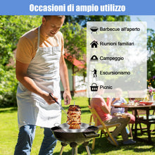 Carica l'immagine nel visualizzatore di Gallery, Spiedo verticale in acciaio inox, set di spiedini da kebab con 5 spiedini intercambiabili e vassoio di raccolta per gyro