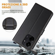 Carica l'immagine nel visualizzatore di Gallery, Ganbary Cover Compatibile con Xiaomi Redmi 13C/ Poco C65, Premium Pelle PU Flip Libro Custodia [Protezione Completa] [Sl
