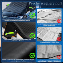 Carica l'immagine nel visualizzatore di Gallery, TZEKING Copri Parabrezza Auto,Protezione Parabrezza Coperturacon 6 Magneti,Protezione Parabrezza Antighiaccio,Copertura 