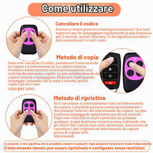 Carica l'immagine nel visualizzatore di Gallery, 8 Pezzi Telecomando Universale 433.92 Mhz Portatile, Telecomando Multifrequenza Garage Universale Compatto Leggero Appre