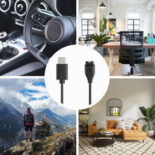 Carica l'immagine nel visualizzatore di Gallery, kwmobile Cavo Caricabatterie Compatibile con Garmin Instinct 2 Solar/Instinct 2 Cavo - Carica Batterie USB Smartwatch - 