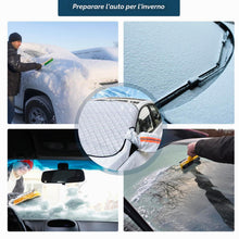 Carica l'immagine nel visualizzatore di Gallery, Copertura Parabrezza Invernale, Copertura Parabrezza - Auto Compatta | Protezione dal Gelo | 9 Fissaggi Magnetici | Cope