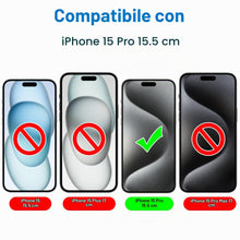 Carica l'immagine nel visualizzatore di Gallery, Mothca Vetro Temperato Opaco per iPhone 15 Pro, Pellicola Protettiva con Incisione Nanostrutturata, Anti-Impronte e Anti
