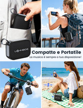 Carica l'immagine nel visualizzatore di Gallery, UOHHBOE Cassa Bluetooth 6.0 Portatile 20W con TWS Stereo, IPX5 e 24H