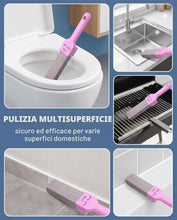 Carica l'immagine nel visualizzatore di Gallery, 4 Pietre Pomice per WC con Manico Antiscivolo Viola | Rimuove Effettivamente Calcare, Ruggine e Residui Minerali Senza G