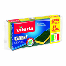 Carica l'immagine nel visualizzatore di Gallery, Vileda Glitzi Crystal Spugna da Cucina - Confezione da 3 Pezzi