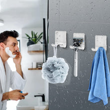 Carica l'immagine nel visualizzatore di Gallery, Bolatus 2 pezzi supporto per rasoio doccia, gancio autoadesivo porta rasoio doccia in acciaio inox, gancio adesivo senza