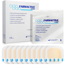 Carica l'immagine nel visualizzatore di Gallery, Medicazioni adesive sterili idrocolloidali 10x10 cm (conf. 10 pz) - Medicazione a base di idrocolloidi