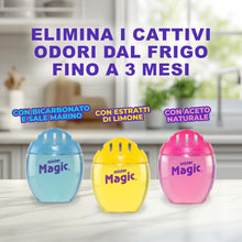 Carica l'immagine nel visualizzatore di Gallery, Mister Magic Assorbiodori Frigo, Gel Naturale Inodore con Estratti di Limone, Elimina i cattivi Odori di Cibo, Dura fino