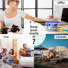 Carica l'immagine nel visualizzatore di Gallery, ANSIO® Deumidificatore 500 ml Confezione da 10, Assorbiumidità per Interni