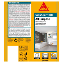 Carica l'immagine nel visualizzatore di Gallery, SIKA - Sigillante siliconico - SikaSeal-170 - Trasparente - 300ml
