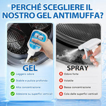 Carica l'immagine nel visualizzatore di Gallery, Gel Antimuffa con Spazzola, 220ml Detergente Muffa Rimuovi, Antimuffa per Muri Interni, Bagno, Cucina, Doccia, Piastrell