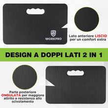 Carica l'immagine nel visualizzatore di Gallery, WORKPRO Set di 2 Tappetini per Inginocchiarsi, Grandi e Spessi