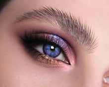 Carica l'immagine nel visualizzatore di Gallery, GLAMLENS Lenti a contatto colorate viola Madrid Violet - con porta lenti a contatto - viola naturali in silicone idrogel