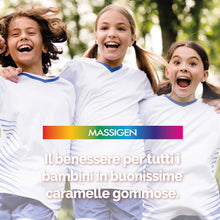 Carica l'immagine nel visualizzatore di Gallery, Massigen - Multi Gummy, Multivitaminico per Bambini 4-14 Anni, Vitamine Gommose con Vitamina A, C, E, D, B6, B12 e Acido
