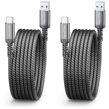 Carica l'immagine nel visualizzatore di Gallery, deleyCON 2x 2m Cavi USB-A a USB-C USB 3.0 5 Gbps (USB 3.2 Gen1) Cavi di Ricarica e Dati per Smartphone Tablet Notebook F