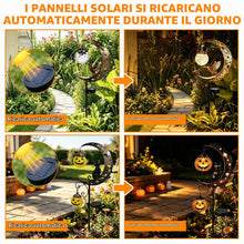 Carica l'immagine nel visualizzatore di Gallery, Lampade Solari Halloween da Giardino, Luci Esterne con Picchetto Decorativo