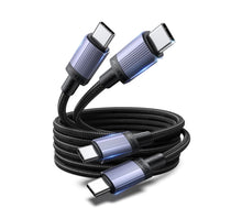 Carica l'immagine nel visualizzatore di Gallery, UGREEN 2 Pezzi Cavo USB C 240W Ricarica Rapida Nylon Intrecciato (2M)