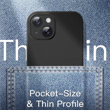 Carica l'immagine nel visualizzatore di Gallery, JETech Cover Ultra Slim per iPhone 15, Nero