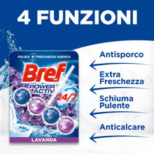 Carica l'immagine nel visualizzatore di Gallery, Bref WC Power Activ Lavanda Tavolette wc, 2 pezzi