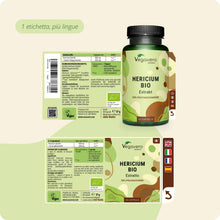 Carica l'immagine nel visualizzatore di Gallery, Hericium Erinaceum BIO | 50% di Polisaccaridi | Lions Mane Mushroom Biologico | Testato in Laboratorio | Sistema Immunit