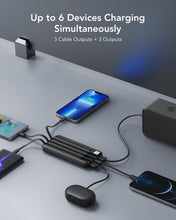 Carica l'immagine nel visualizzatore di Gallery, Charmast Power Bank 10000mAh con Cavi Integrati