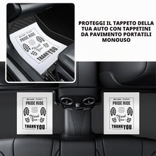Carica l'immagine nel visualizzatore di Gallery, 12 Pezzi Tappetini Auto in Carta,Tappetini per Auto Pieghevoli con Graffiti di Impronte di Scarpe per Protezione Rapida,