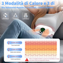 Carica l'immagine nel visualizzatore di Gallery, AMZBOSS cintura riscaldante regola dolorosa, cuscino riscaldante 5s