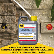 Carica l'immagine nel visualizzatore di Gallery, Fila Surface Care Solutions Hydrorep ECO Idrorepellente per Pietra e Cemento, Cotto, Mattoni Faccia Vista, Intonaco, Tuf