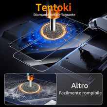 Carica l'immagine nel visualizzatore di Gallery, Tentoki 2 Pezzi Pellicola per iPhone 12 / iPhone 12 Pro (6,1''),Vetro Temperato compatibile con Face ID, Copertura compl