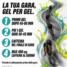 Carica l'immagine nel visualizzatore di Gallery, Carbo Gel 2:1 + Caffeina Gel Energetico Corsa Running Ciclismo Carboidrati
