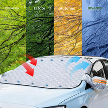 Carica l'immagine nel visualizzatore di Gallery, Copri Parabrezza Auto Inverno, Copri Vetro auto Magnetico, Telo