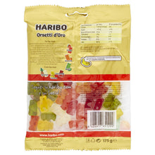 Carica l'immagine nel visualizzatore di Gallery, Haribo Orsetti D'Oro, Caramelle Gommose, Gusto Frutta, 175gr