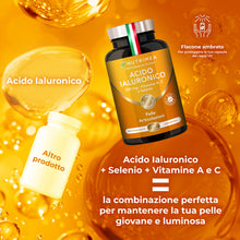 Carica l'immagine nel visualizzatore di Gallery, Acido Ialuronico 100% Puro | 60 Capsule | Nutrimea