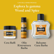 Carica l'immagine nel visualizzatore di Gallery, Proraso Cera Baffi Wood and Spice, 15 ml