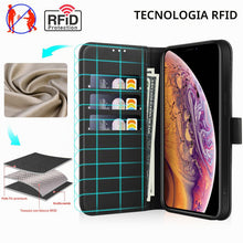 Carica l'immagine nel visualizzatore di Gallery, Cover per iPhone X/iPhone XS Custodia, Nero