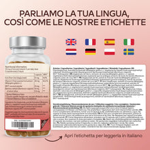 Carica l'immagine nel visualizzatore di Gallery, Integratore Ferro e Vitamina C Naturale - Ferro Bisglicinato 42mg Integratori Stanchezza Fisica e Mentale, Globuli Rossi