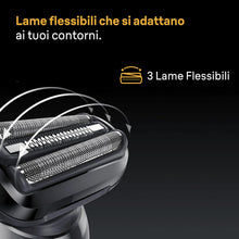 Carica l'immagine nel visualizzatore di Gallery, Braun Serie 5 Rasoio Elettrico Barba, 1 Accessorio, 52-B1200si, Blu