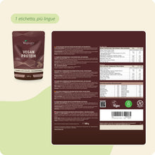 Carica l'immagine nel visualizzatore di Gallery, Vegavero Proteine Vegane in Polvere | 22g di Proteine per Dose | Alta Qualità: solo Aromi e Dolcificanti Naturali | Gust