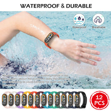Carica l'immagine nel visualizzatore di Gallery, BDIG 12 Pezzi Cinturino Compatibile con Xiaomi Mi Band 10/9/8,Cinturino di Ricambio per Orologio in Silicone Morbido Col