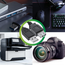 Carica l'immagine nel visualizzatore di Gallery, InLine 20973 Cavo USB 2.0, Prolunga, Type A, Maschio/Femmina, 0.5M Nero