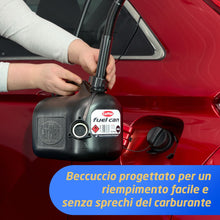 Carica l'immagine nel visualizzatore di Gallery, CarPlan Tanica Gasolio 5 Litri Nera, Omologata per Diesel, con Beccuccio Flessibile Antigoccia, Tanica Carburante in Pla