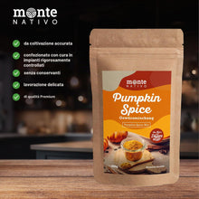 Carica l'immagine nel visualizzatore di Gallery, Pumpkin Spice Monte Nativo (250 g) – Zucca Spezia – Ideale per il latte Pumpkin Spice – Condimenti delicatamente essicca