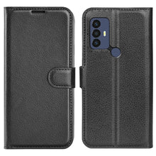 Carica l'immagine nel visualizzatore di Gallery, Cover per TCL 30 SE/TCL 305/306, Custodia Portafoglio Cover a Libro in Pelle Flip Case con Silicone Bumper, Fibbia Magne