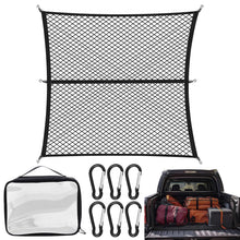 Carica l'immagine nel visualizzatore di Gallery, Rete da Ccarico per Camion, Rete Portaoggetti Auto 120×120 cm