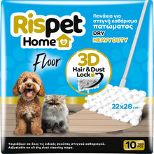 Carica l'immagine nel visualizzatore di Gallery, Floor Panni Microfibra 3D, Cattura Polvere-Sporco e Peli di Animali, per Tutti i Tipi di Pavimenti, 10 Unità